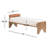 Arda Genuine Leather, Polyester Blend Upholstered Bench