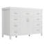 Meuble-lavabo 48 po avec lavabo en résine, portes et tiroirs à fermeture en douceur, design classique