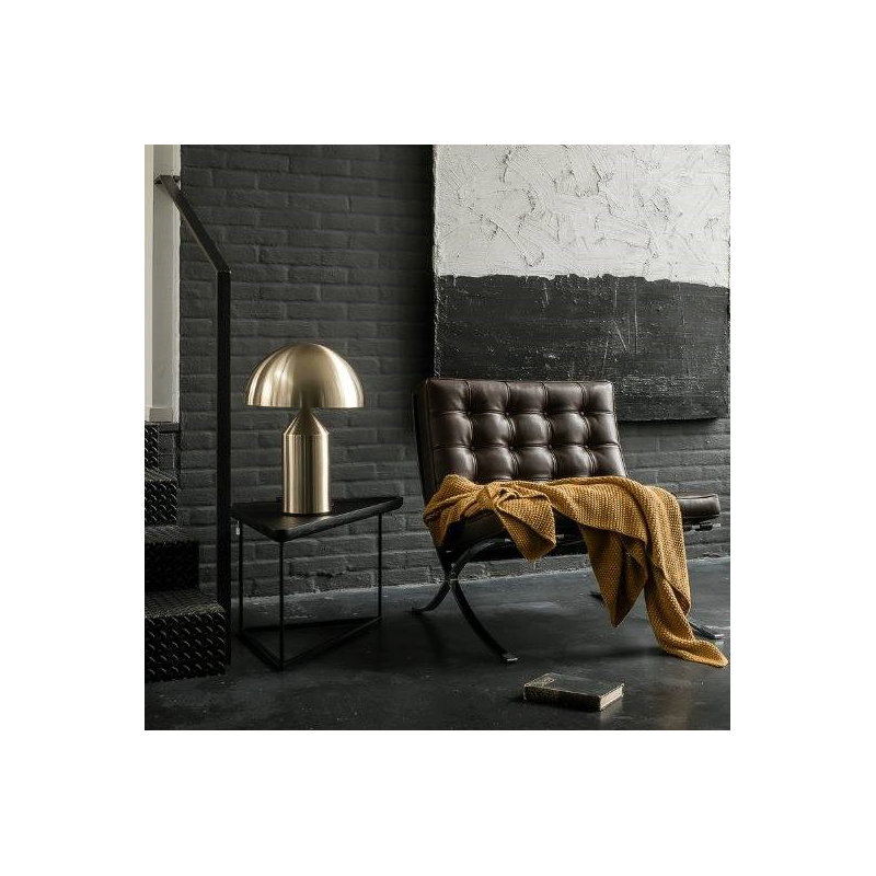Atollo Table Lamp, Gold, 13.8" H x 9.8" W x 9.8" D