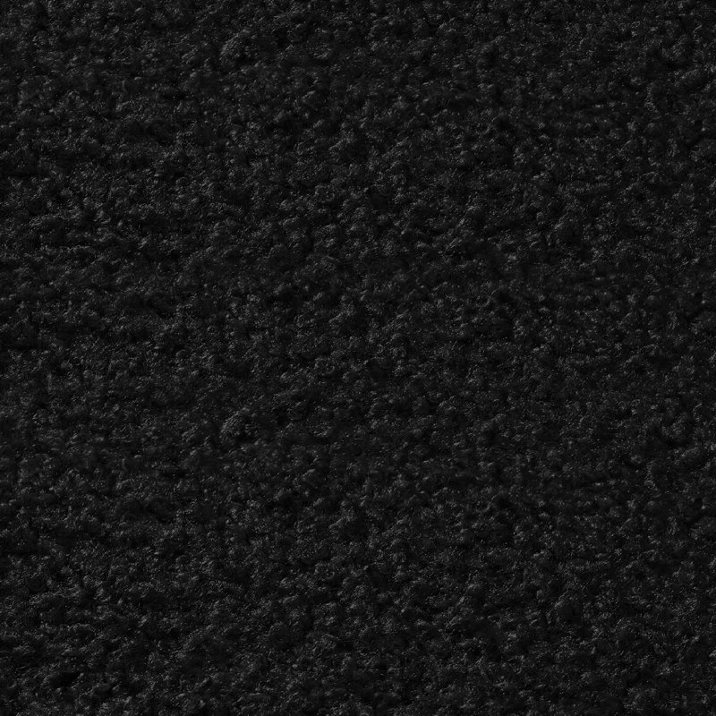  Canapé 81 po en polaire rembourré avec 3 coussins assortis, Noir