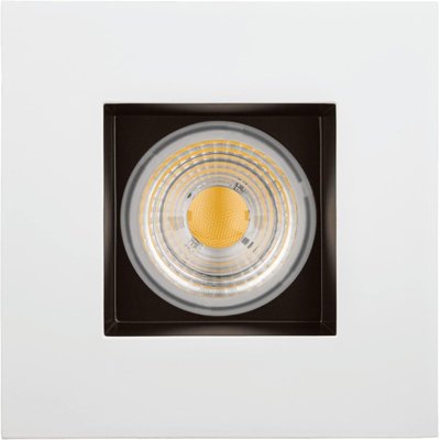 Éclairage encastré 4 "carré 5 W 15 W 1100 lumens 5k