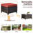 Kenji Wicker 7 - Person Patio Conversation Sets with Cushions-699574111