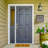 Metro Steel Wall Mounted Mailbox with Magnetic Closure and with Newspaper Compartment-88553519