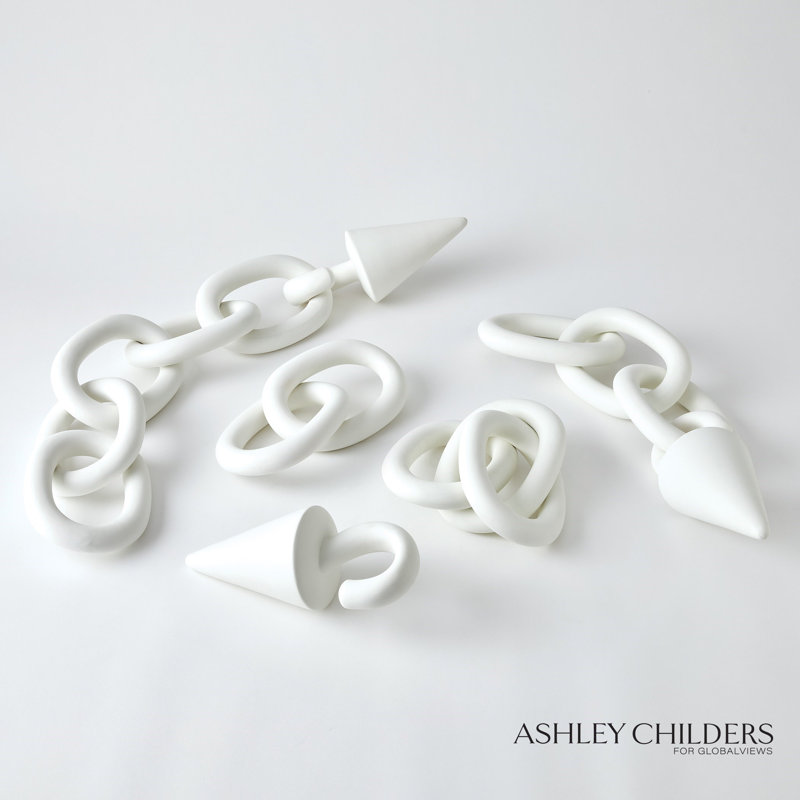 Cone Drop-Matte White