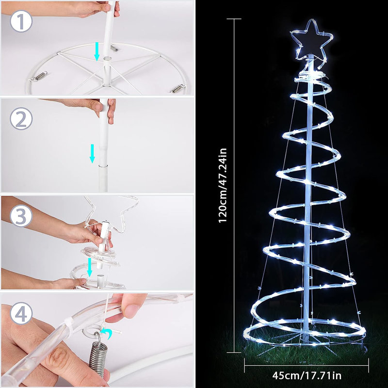 Gundars 47.24'' LED Lighted Trees & Branches