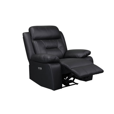 Fauteuil inclinable électrique, noir