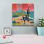  «I l'habitude d'être un cowboy» par Dianna Fritzler, art mural sur toile, 12 po x 12 po-586549871