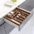 Acacia Wood Expandable Drawer Organizer and Box 4-Piece Set