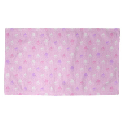 Tapis de zone rose/mauve petits gâteaux Avicia