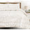 Ensemble d'édredon 3 pièces en microfibre beige léopard Chanasya