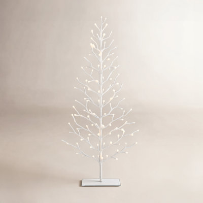 5' Pre-Lit White LED Tree