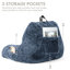 Coussin de dossier en fausse fourrure-108989346