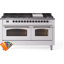 ILVE Nostalgie II 60 Dual Fuel Range, 9 Burners, Griddle-233756768-233756750