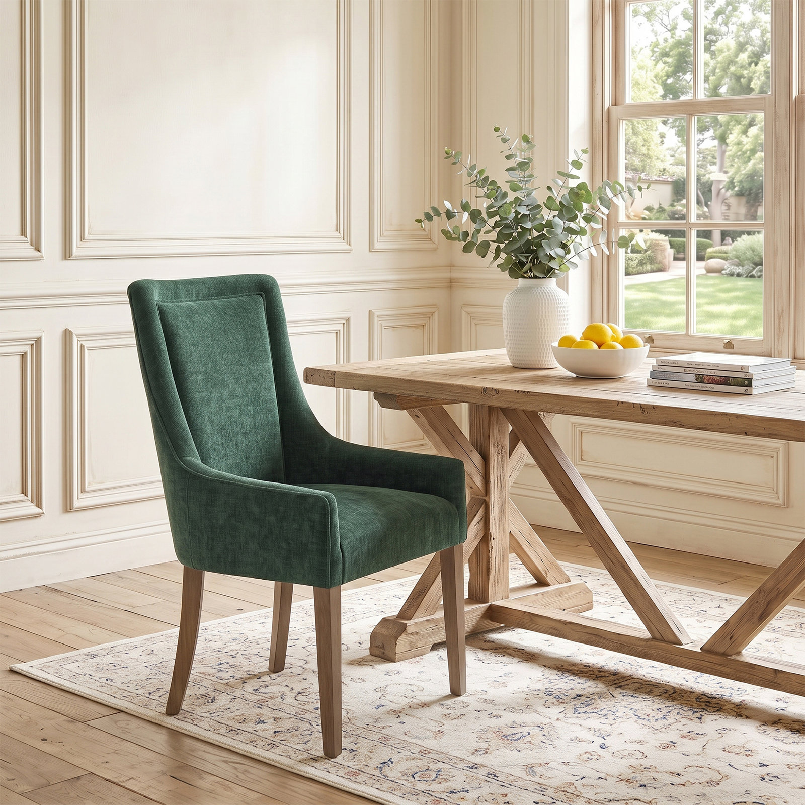 Bennison Dining Armchair, Green