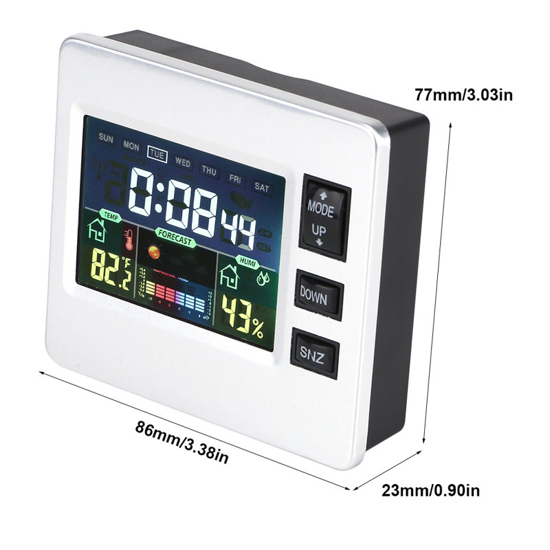 Clock, Attractive Beneficial Solid Structure Full Functioning Fundamental Ordinary  for Home