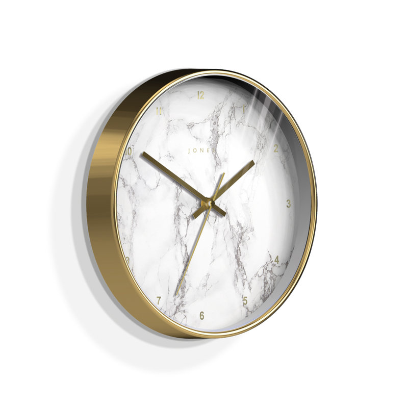 Acrylic Wall Clock, Gold