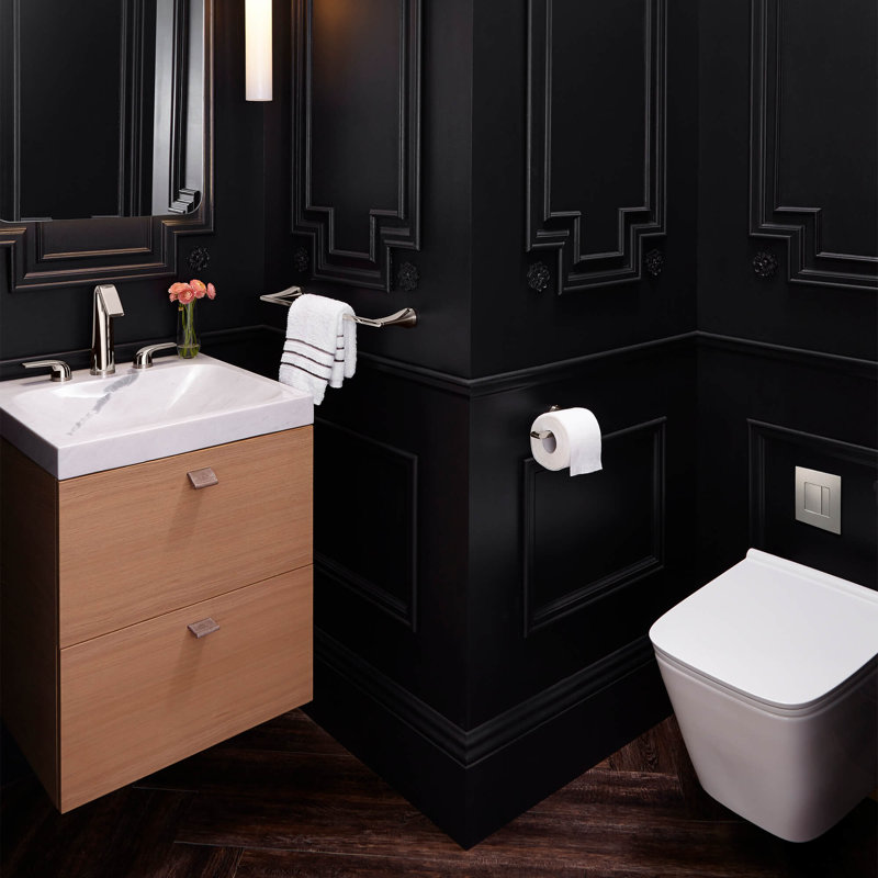 Modulus Dual-Flush Elongated Wall-Mount Toilet (Seat Included)