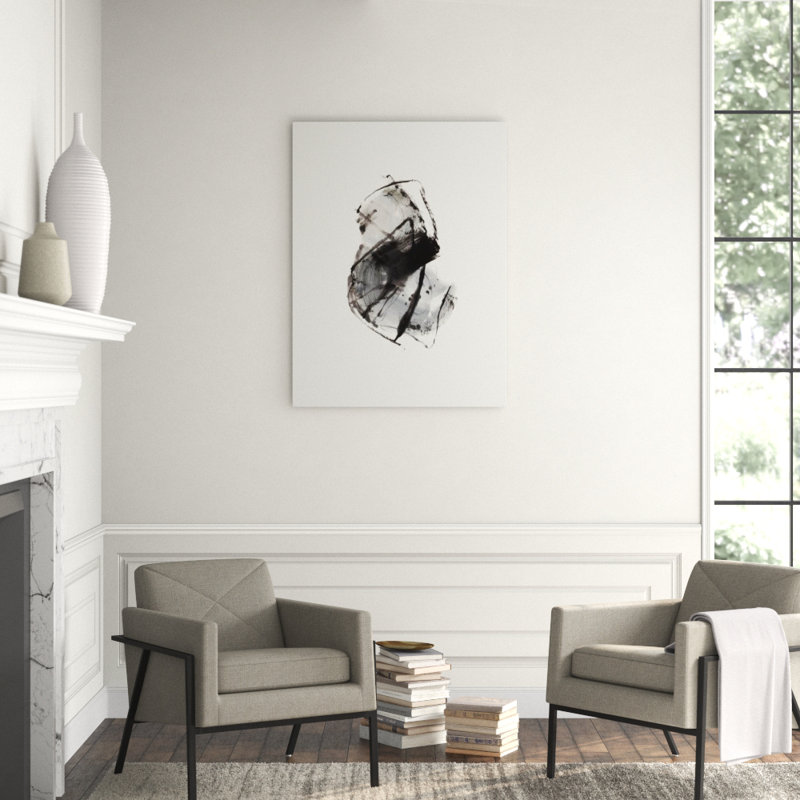 Mono Portion III Painting by FORM Design Studio, 48" H x 36" W, Image Brush Gel