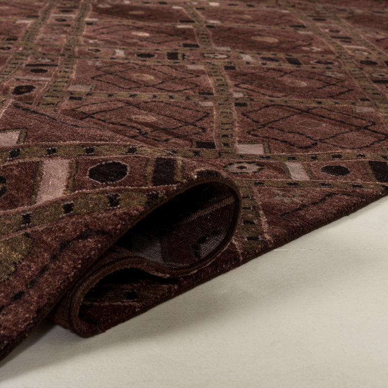 Tapis en laine noué à la main Castillian