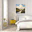 Marsh Cloudscape, sans cadre, toile murale, 16 x 16