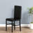 Space-saving Black Mdf Dining Chairs, Modern Style For Compact Kitchens