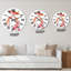 Silhouette de femme avec horloge murale Glam-314600544