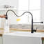Robinet de cuisine noir mat tendance - escamotable pour une cuisine tendance élégante avec un seul levier