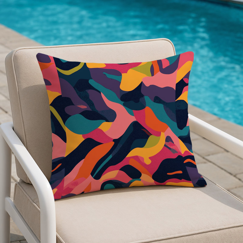 Coussin intérieur et extérieur Plasma Trails, Square 20"