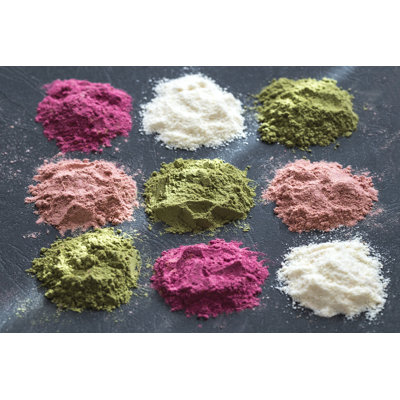 Healthy Food Supplements - Wrapped Canvas Photograph