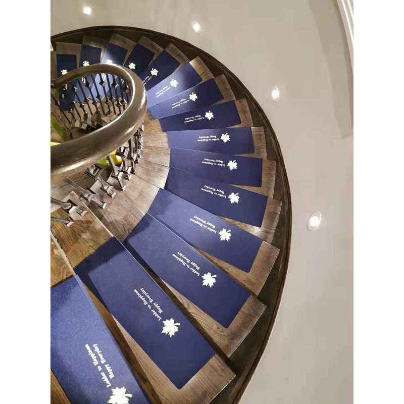 Tapis d'intérieur antidérapant antidérapant - ensemble de 15, Bleu