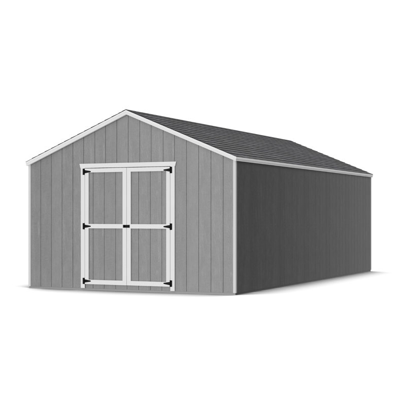 Value Gable Outdoor Wood Storage Shed, No, 12' x 24'