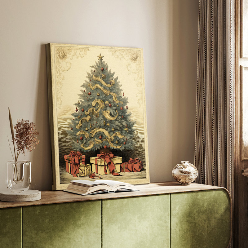 Art de Noël de Noël CDXCII - galerie Cavas sur mesure, H 48 po x l 32 po