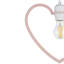 35cm H Metal Novelty Pendant Shade in Pink