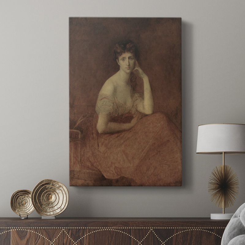 Reproduction de portrait rétro XXII - galerie Cavas sur mesure, H 27 po x l 18 po