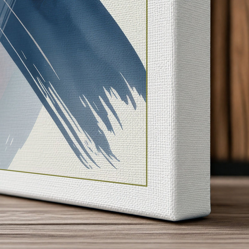 Crossing Lines Minimalist - Wrapped Canvas, 24x16 - 61.0 x 40.6 cm, White Border