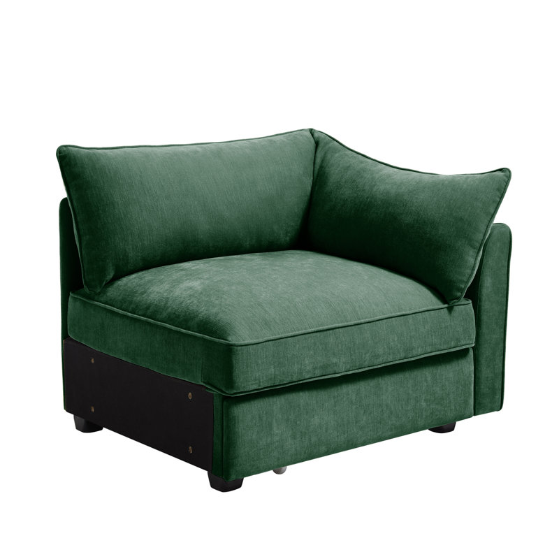 Sofa RSF Velvet-Green, Green