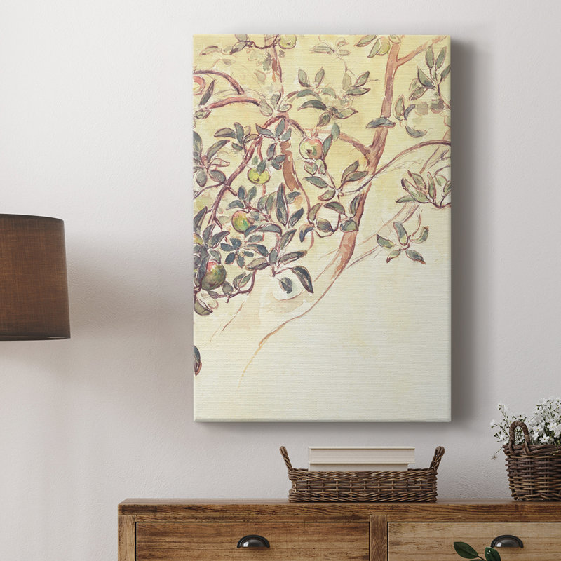 Motif floral rétro CCxxiv - galerie Cavas, H 36 po x l 24 po