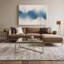 Minimalisme 92, art mural sur toile grise-1380049729