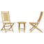 Vidaxl 3 Piece Bistro set bamboo-1277906031