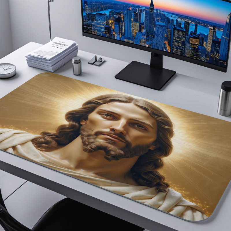 Polyester Desk Pad, 23.6x13.8