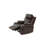 Power Motion Recliner Chair 1Pc Chair Contemporary Brown Color Gel Leatherette Storage Arms W Cup Holder Living Room Furniture-670544231