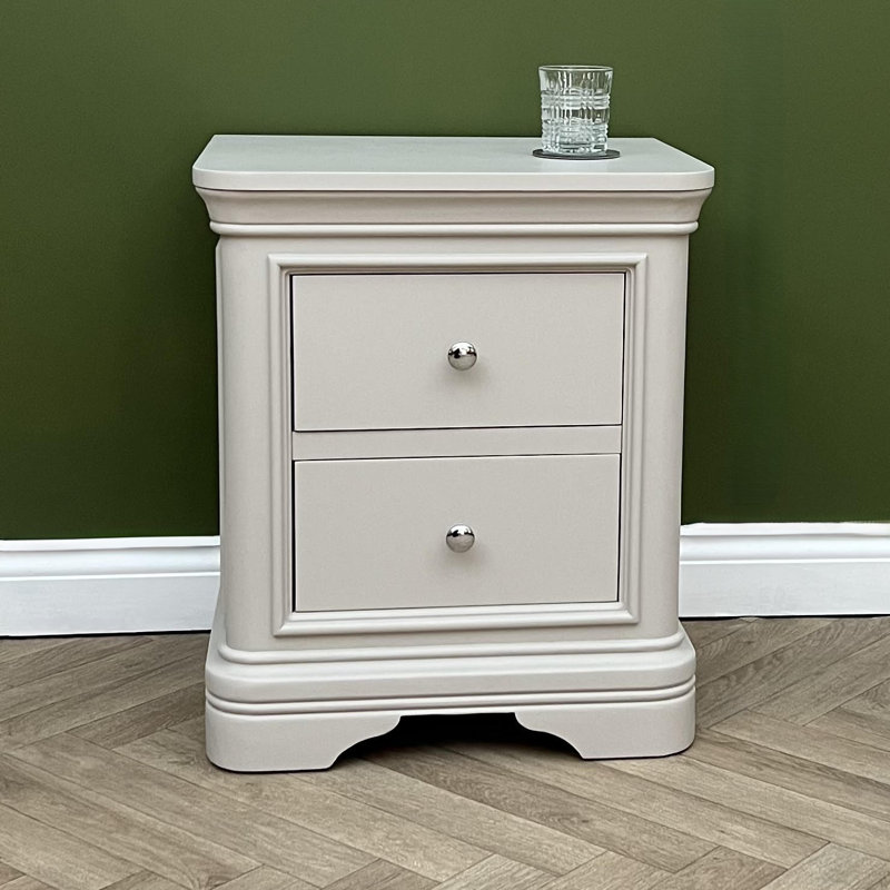 Rixensart 55cm W Manufactured Wood Bedside Table