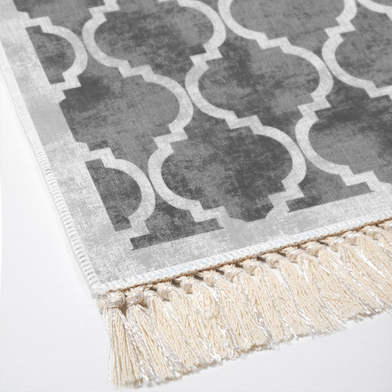 Geometric Indoor Rug, Rectangle 5' 11" x 9' 2"