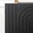 30" Black Wood Accent Cabinet