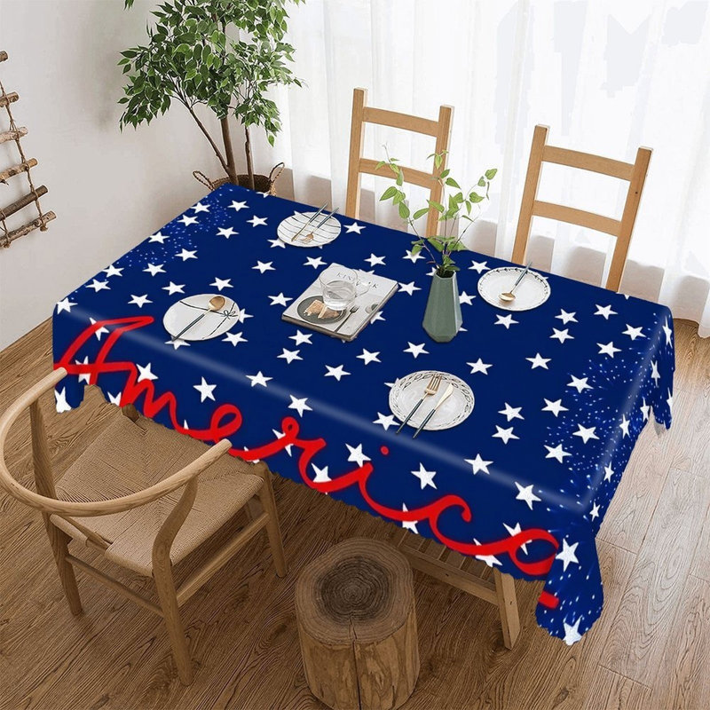 Couvre-table festonné American Star