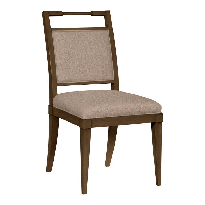 Maria Upholstered Dining Chair, Navada Mushroom, Havana