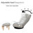 Ergonomic Folding Reclining Chair, Meeting Your Relaxation Demands Chair With Function - Gray Linen