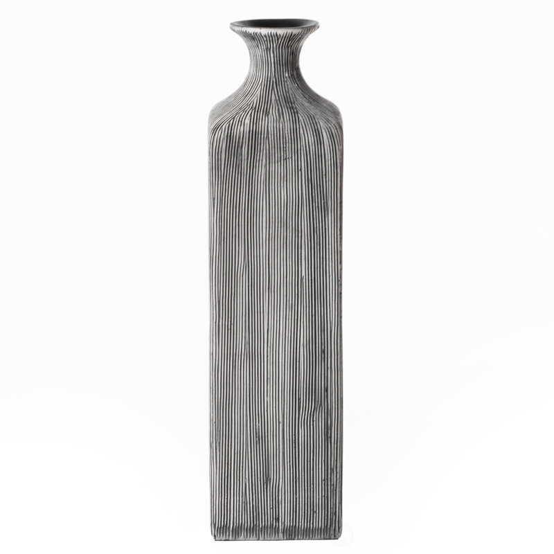 Table Vase, 11.5" H x 3.5" W x 3.5" D