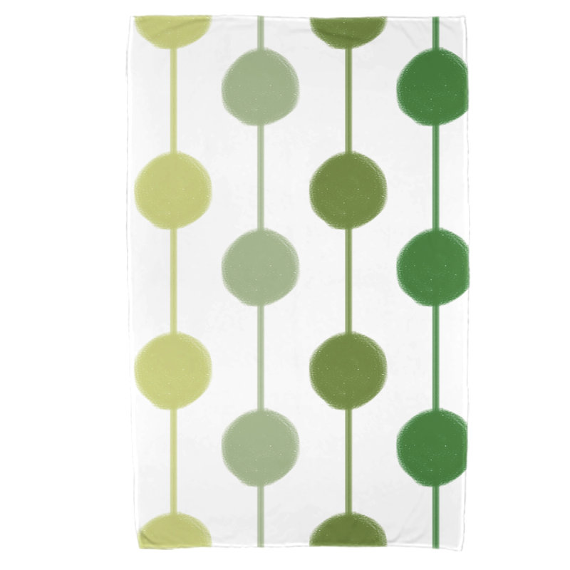Serviette de plage en microfibre Cersei, Vert