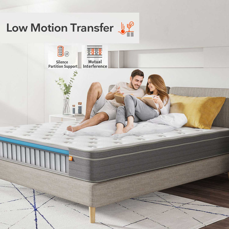 Matelas hybride moyen en mousse viscoélastique gélifiée 10 "Home, Complète